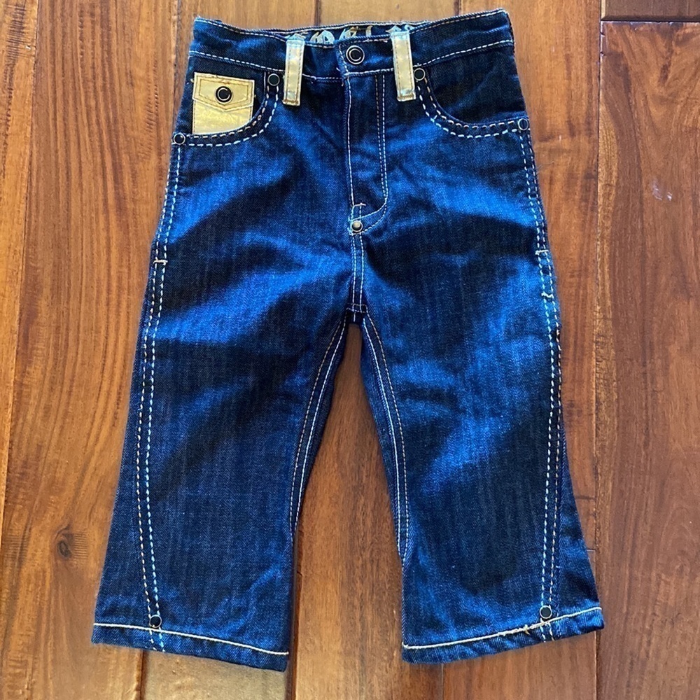Boys COOGI Black & Good Dragon Jeans in Size 24M [LIKE NEW]